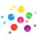 Replacement Parts Math Fractions Board Games Pie Pieces Lot Early Math Numeracy Teaching Learning Material Toy DIY Gift