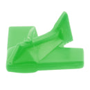 Set of 60 Pieces Plastic Board Game Counters with Plane Shape Numeracy Teaching Educational Material DIY Kids Toy Gift Green
