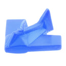 Set of 60 Pieces Plastic Board Game Counters with Plane Shape Numeracy Teaching Educational Material DIY Kids Toy Gift Blue