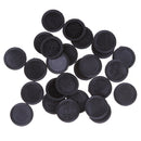 Set of 24 Pieces Plastic Currency Chips Poker Casino Chips Board Game with Crown Pattern DIY Craft Party Fun Black