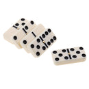 28 Pieces Double Six Dominoes Tile Blocks Game Set with Paper Case Traditional Board Travel Game Toys Blue