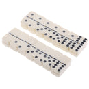 28 Pieces Double Six Dominoes Tile Blocks Game Set with Paper Case Traditional Board Travel Game Toys Blue