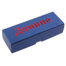 28 Pieces Double Six Dominoes Tile Blocks Game Set with Paper Case Traditional Board Travel Game Toys Blue