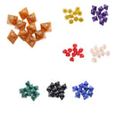10 pieces 8 Sided Dice D8 Polyhedral Dice for Dungeons and Dragons Party Table Games Yellow