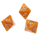 10 pieces 8 Sided Dice D8 Polyhedral Dice for Dungeons and Dragons Party Table Games Coffee New