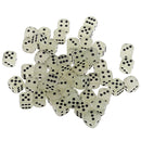 50 pieces D6 Dice Six Sided 14mm Glow In the Dark Dice for Dungeons and Dragons Drinking Games Dice