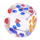 2 pieces 29mm Translucent Dice D6 6-Sided Dice Spot Dice for Board Games Table Games