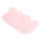 Natural Jade Guasha Board Chinese Traditional Scraping Massage Hand Made Gift Pink