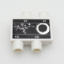 Portable 4 Tones Violin Standard Timbre Pitch Pipe Tuner Musical Instrument Parts Accessory