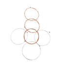 6 Pieces Phosphor Bronze Alloy Guitar Strings Set for Acoustic Guitar Musical Instrument Accessory Parts