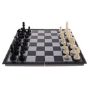 Professional Chess 3 In 1 Magnetic Board Chess Checkers Backgammon Set 31.5x15.6cm/12.4x6.14inch Classic Entertainment Toy