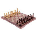 Set of Chess Folding Magnetic Board Chess Pieces Game Kids Intelligent Development Home Leisure Game 31.5x27cm/12.4x10.6inch