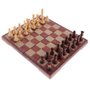 Set of Chess Folding Magnetic Board Chess Pieces Game Kids Intelligent Development Home Leisure Game 31.5x27cm/12.4x10.6inch