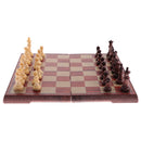 Set of Chess Folding Magnetic Board Chess Pieces Game Kids Intelligent Development Home Leisure Game 31.5x27cm/12.4x10.6inch