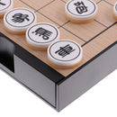 2 In 1 Portable Magnetic WeiQi Gobang Game Checkers and Chinese Chess Board Game Pieces Set Travel Game DIY Kids Gift