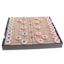 2 In 1 Portable Magnetic WeiQi Gobang Game Checkers and Chinese Chess Board Game Pieces Set Travel Game DIY Kids Gift