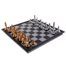 Portable Chess Folding Magnetic Board Chess Pieces Game Set DIY Kids Intelligent Development Home Entertainment Kids Gift