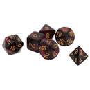 35PCS Polyhedral Dice 16mm for Dungeons and Dragons D20 D12 D10 D8 D6 D4 DND MTG RPG Games