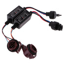 2x 3157-A LED Decoder Adapter Anti Hyper Flashing Warning Error Canceller Kit