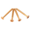 4 Pcs Golden Bridge Plate Mounting Screws Bolts for Stratocaste Elerctric Guitar Parts