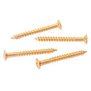 4 Pcs Golden Bridge Plate Mounting Screws Bolts for Stratocaste Elerctric Guitar Parts