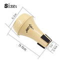 Durable Practice Straight Cup Mute Silencer Sourdine for Trumpet Parts Accessory Wood Color