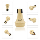 Durable Practice Straight Cup Mute Silencer Sourdine for Trumpet Parts Accessory Wood Color