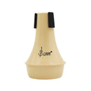 Durable Practice Straight Cup Mute Silencer Sourdine for Trumpet Parts Accessory Wood Color