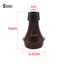 Durable Practice Straight Cup Mute Silencer Sourdine for Trumpet Parts Accessory Burgundy
