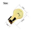 Durable Practice Straight Cup Mute Silencer Sourdine for Trumpet Parts Accessory Golden