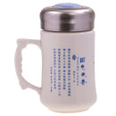 500ML Ceramic Vacuum Flask Water Bottle Chinese Coffee Insulated Cup 008