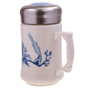 500ML Ceramic Vacuum Flask Water Bottle Chinese Coffee Insulated Cup 008