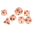7 Metal Polyhedral Multi-sided Dice Die for RPG Dungeons&Dragons Game Copper