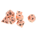 7 Metal Polyhedral Multi-sided Dice Die for RPG Dungeons&Dragons Game Copper