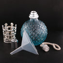 Vintage Crystal Perfume Fragrance Bottle Spray Atomizer Refillable Makeup Tools Kits Replacement Glass 100ml DIY Lady Gift Blue