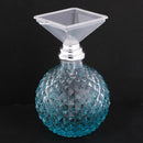 Vintage Crystal Perfume Fragrance Bottle Spray Atomizer Refillable Makeup Tools Kits Replacement Glass 100ml DIY Lady Gift Blue