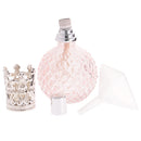 Vintage Crystal Perfume Fragrance Bottle Spray Atomizer Refillable Makeup Tools Kits Replacement Glass 100ml DIY Lady Gift Pink