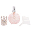 Vintage Crystal Perfume Fragrance Bottle Spray Atomizer Refillable Makeup Tools Kits Replacement Glass 100ml DIY Lady Gift Pink
