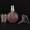 Vintage Crystal Perfume Fragrance Bottle Spray Atomizer Refillable Makeup Tools Kits Replacement Glass 100ml DIY Lady Gift Pink