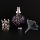 Vintage Crystal Perfume Fragrance Bottle Spray Atomizer Refillable Makeup Tools Kits Replacement Glass 100ml DIY Lady Gift Purple