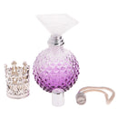 Vintage Crystal Perfume Fragrance Bottle Spray Atomizer Refillable Makeup Tools Kits Replacement Glass 100ml DIY Lady Gift Purple