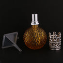 Vintage Crystal Perfume Fragrance Bottle Spray Atomizer Refillable Makeup Tools Kits Replacement Glass 100ml DIY Lady Gift Yellow