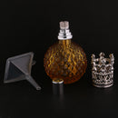 Vintage Crystal Perfume Fragrance Bottle Spray Atomizer Refillable Makeup Tools Kits Replacement Glass 100ml DIY Lady Gift Yellow
