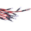 12 LED Lighting System Kit Brake Simulation Flashing Lights for 1/10 RC Car
