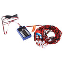 12 LED Lighting System Kit Brake Simulation Flashing Lights for 1/10 RC Car