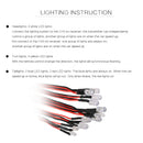 12 LED 4 Colors Flashing Light System Kit for RC Car Yokomo Kits 4.8-6.0V