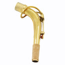 Replacement Parts Saxophone Bend Neck & Cleaning Cloth & Cork Grease for Sax Maintenance