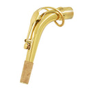 Replacement Parts Saxophone Bend Neck & Cleaning Cloth & Cork Grease for Sax Maintenance