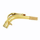 Replacement Parts Saxophone Bend Neck & Cleaning Cloth & Cork Grease for Sax Maintenance