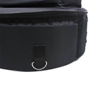 Black 14" Snare Drum Kit Bag with Portable Shoulder Straps & Side Pocket